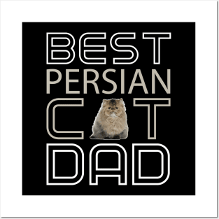 Best Persian Cat Dad Posters and Art